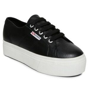 Superga 2790 - NAPPA BLACK LEATHER